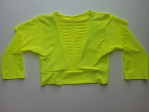 Mid-Sleeve Crop Tee Various Colors