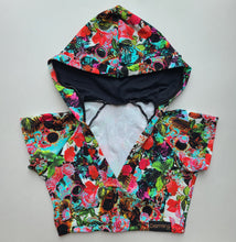 Load image into Gallery viewer, Floral Skull Hoodie Top
