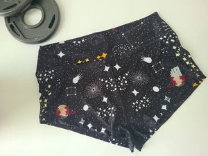 Galaxy booty shorts